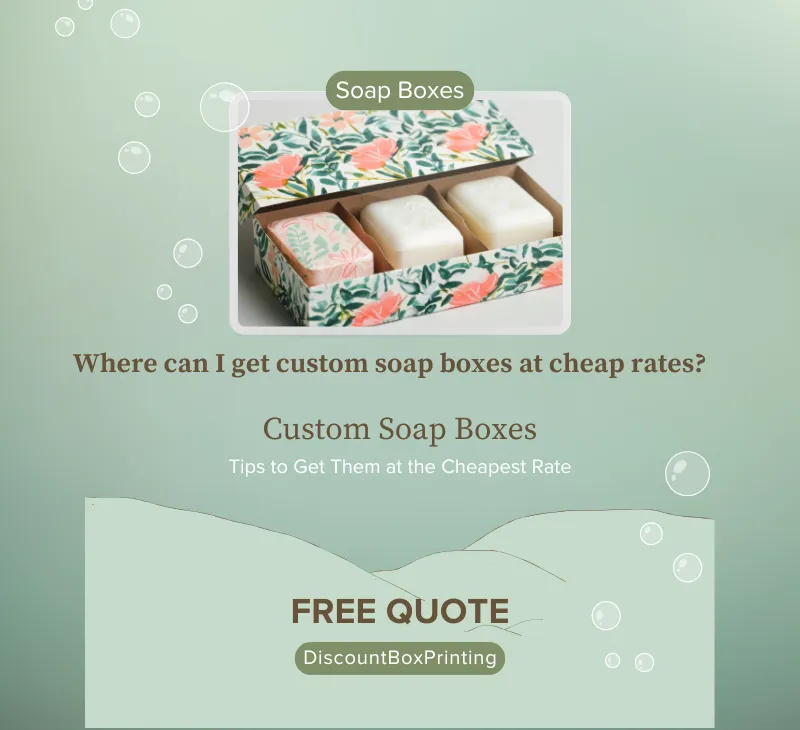 Where can I get custom soap boxes at cheap rates?
