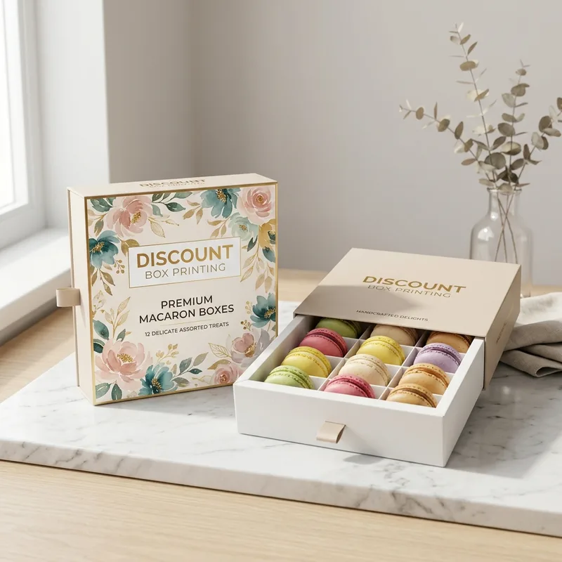 Custom Macaron Gift Packaging thumbnail 4
