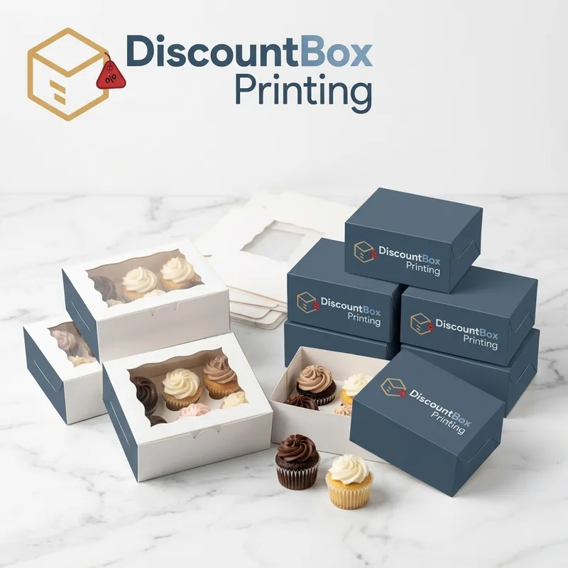 Custom Mini Cupcake Boxes
